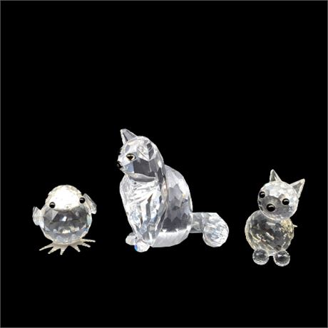 Swarovski Crystal Miniature Animal Figurines