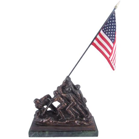 The Flag Rising on Iwo Jima Bronze Statue
