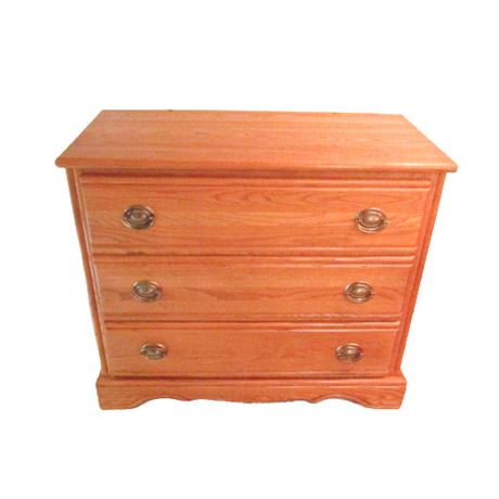 Oak 3 Drawer Dresser