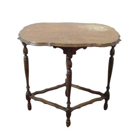 Hardwood End Table