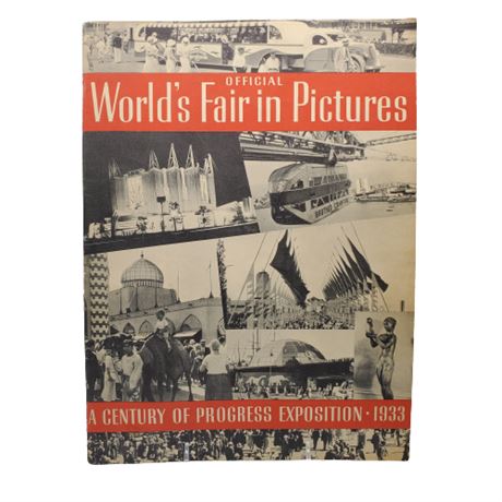 1933 Official World's Fair in Pictures Booklet