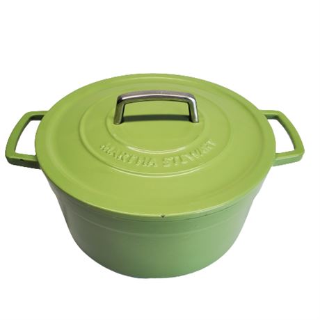 Martha Stewart 6 Qt Enameled Cast Iron Dutch Oven