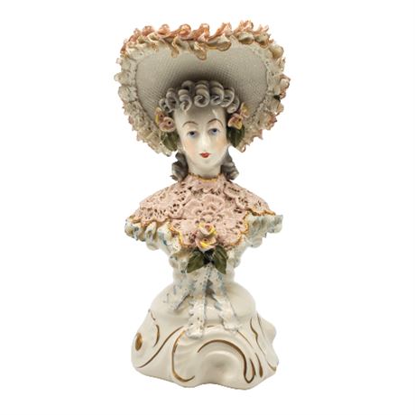 Vintage Cordey Cybis Porcelain Lady Figurine