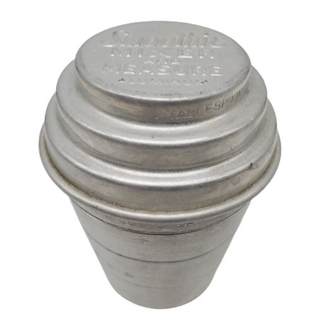 Vintage Mirro Aluminum Smoothie Mixer & Measure Cup