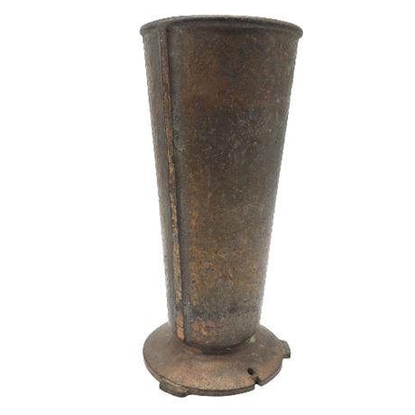Vintage Bronze Cemetery Graveside Vase/Flower Urn