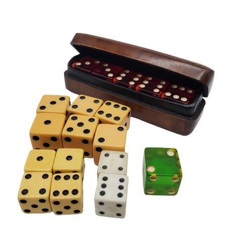 Vintage Dice Lot