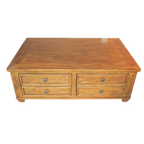 Ethan Allen Maple Coffee / Map Table