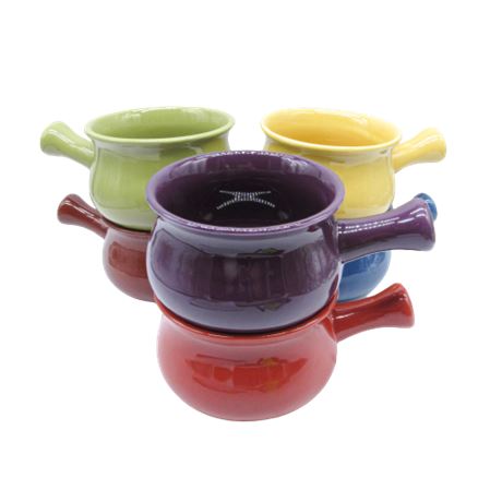 Multi-Colored Soup Bowls
