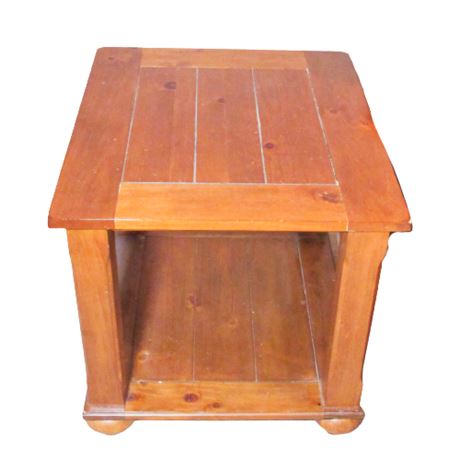 Stained Oak End Table