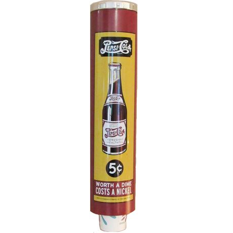 Pepsi-Cola Retro Wall Mount Cup Dispenser