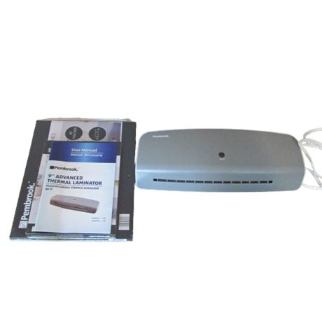 Pembrook 9" Advance Thermal Laminator