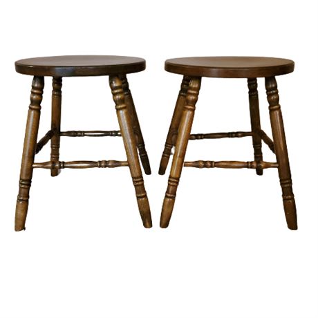 Union City Chair Low Maple Stools