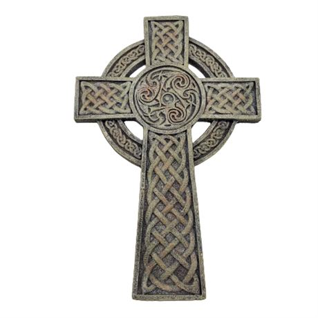 Celtic Cross Resin Wall Plaque