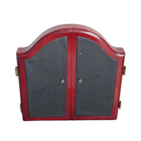 Wall Hanging Hardwood Fold Out Dart Board
