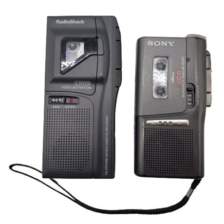 Micro-Cassette Recorder Lot