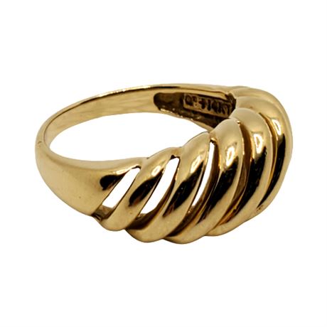 Signed 14K Gold Ring