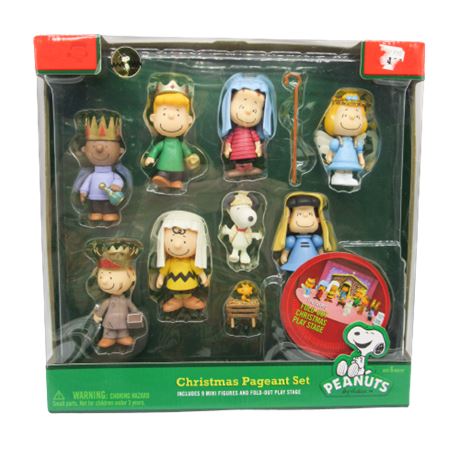 Peanuts Christmas Pageant Set