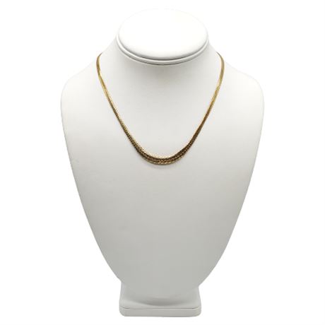 14K Gold OTC International Graduated Cuban Link Chain