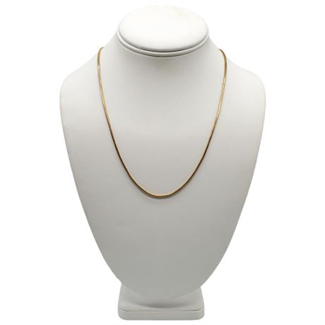 14K Gold UnoAerre Snake Chain Necklace