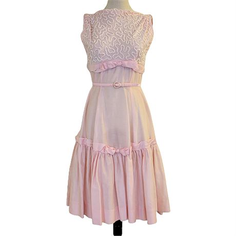 Vintage Pink Party Dress