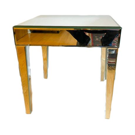 Mirrored Side Table