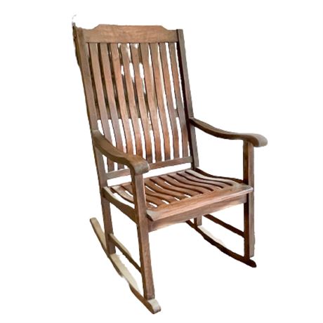 Teak Rocking Chair