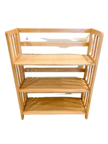 Wooden Folding Bookshelf