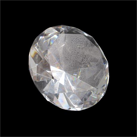 Large Decorative Rosenthal Crystal Diamond