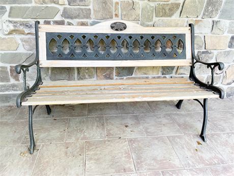 Wooden Patio Bench