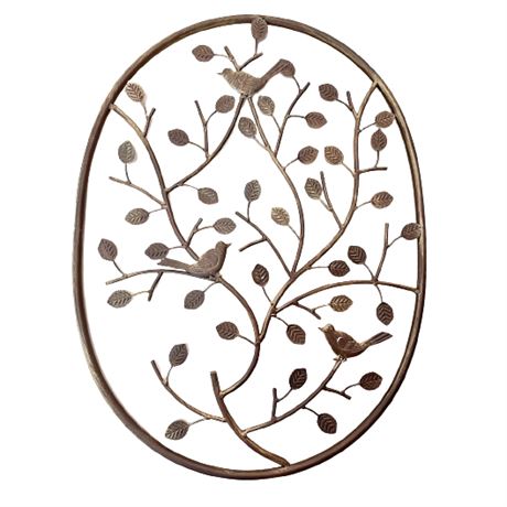 Decorative Metal Floral Wall Art