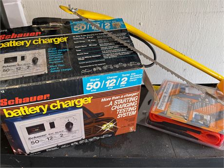 Schauer Battery Charger and Tools