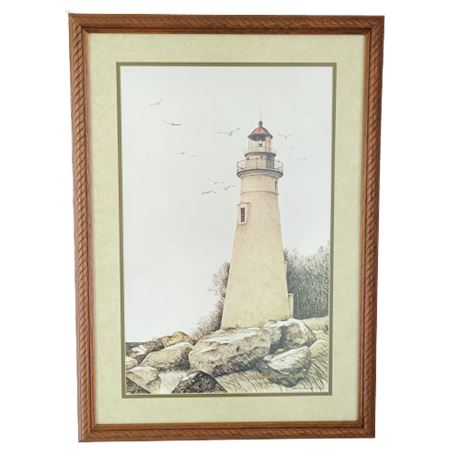 Ben Richmond Framed Print - Watchman's Gone - Marblehead