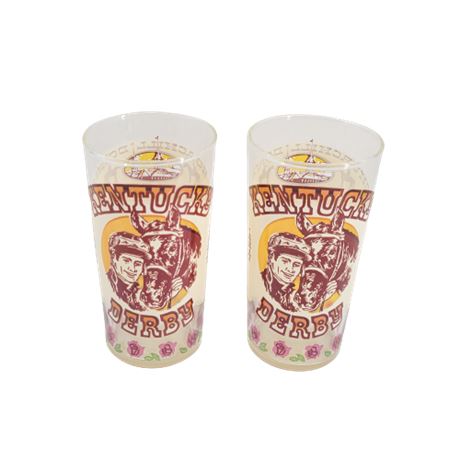 Churchill Downs 1977 Kentucky Derby Glasses