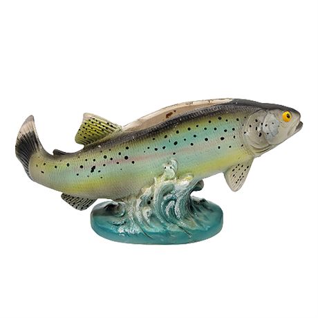 Vintage Parma by AAI Hand-Painted Trout Planter