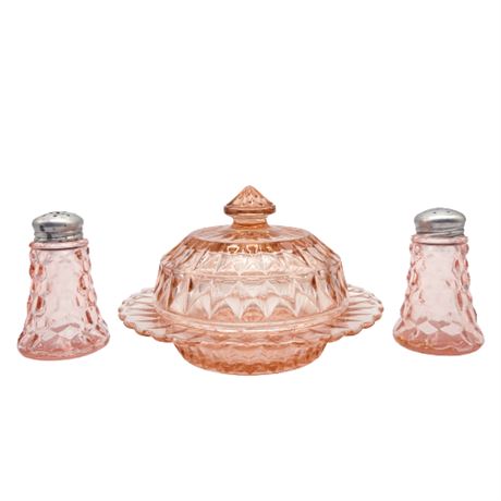 Vintage Jeanette Pink Depression Glass Lot