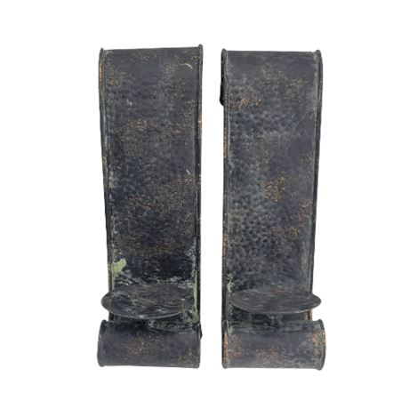 Black Metal Wall Hanging Candle Holders