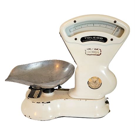 Antique Toledo 2 Pound Mercantile Candy Scale