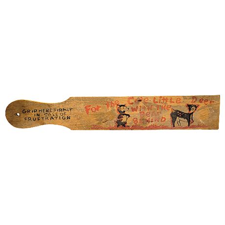 Vintage Empress Japan Wooden Paddle
