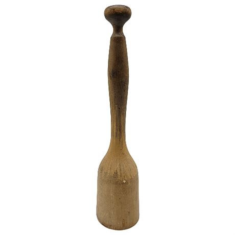 Vintage Primitive Wooden Masher/Pestle (4 of 5)