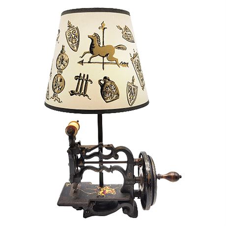Antique Charles Raymond Sewing Machine Lamp