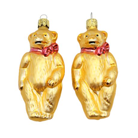 Vintage Golden Bear Ornaments