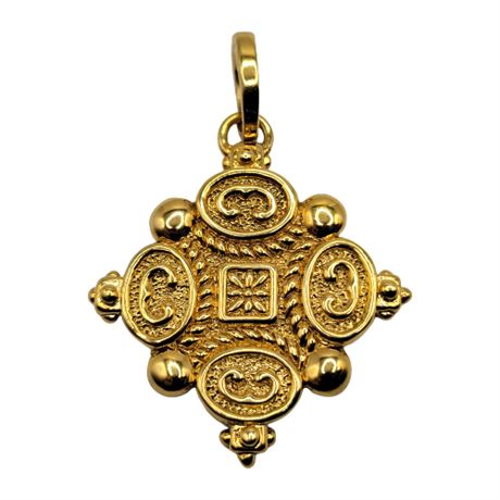 14K Gold Italian Made Pendant