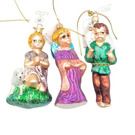 Christopher Radko 1997 "Shepherd's Prayer, Gloria" Ornaments