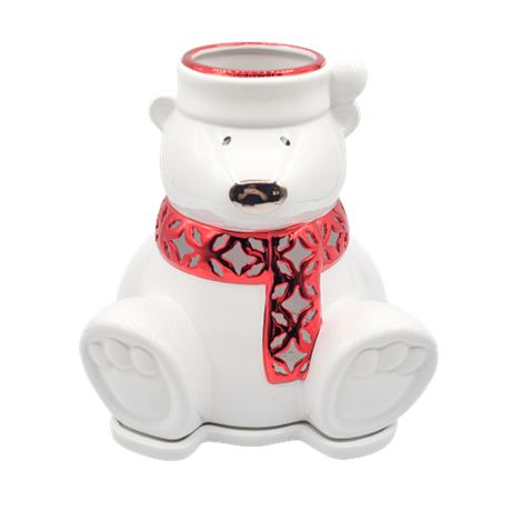 Slatkin & Co. Polar Bear Filled Candle