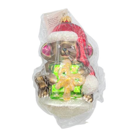 Christopher Radko 1998 "Mouse Wrap" Ornament