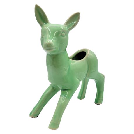 Vintage McCoy Pottery Ceramic Deer Planter