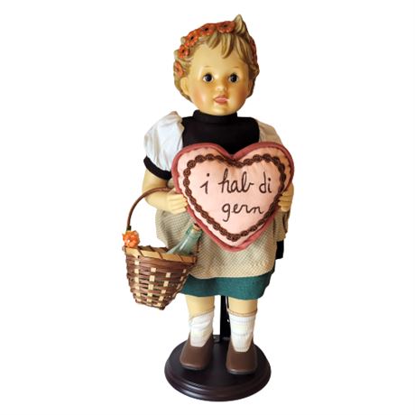 Goebel Hummel Club 1998/99 "Valentine Gift" 15" Porcelain Doll