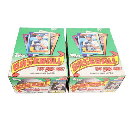 Topps Baseball Bubble Gum Cards Booster Boxes