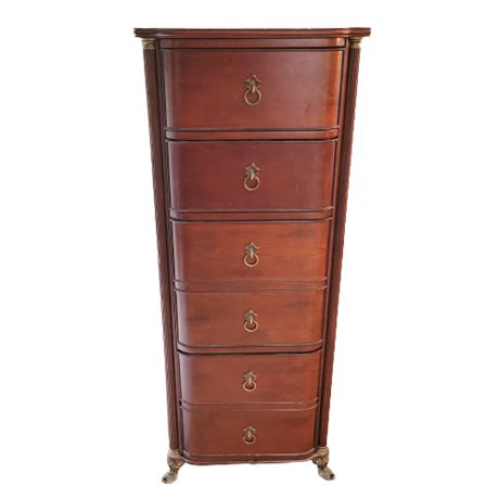 4-Drawer Bombay Mahogany Lingerie / Storage Chest