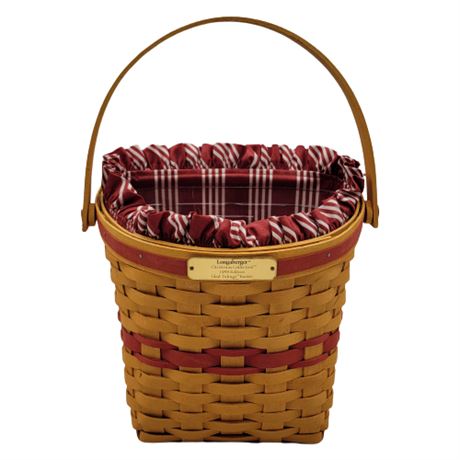 1998 Longaberger Christmas Collection Glad Tidings Basket